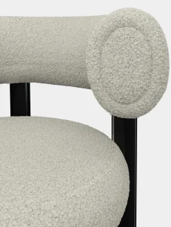 Fat Black Steel 75cm Bar Stool