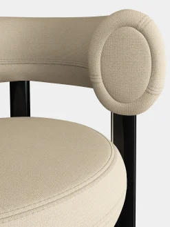 Fat Black Steel 75cm Bar Stool