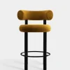 Fat Black Steel 65cm Counter Stool