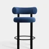 Fat Black Steel 65cm Counter Stool