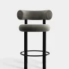 Fat Black Steel 65cm Counter Stool