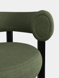 Fat Black Steel 65cm Counter Stool