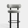 Fat Black Steel 65cm Counter Stool