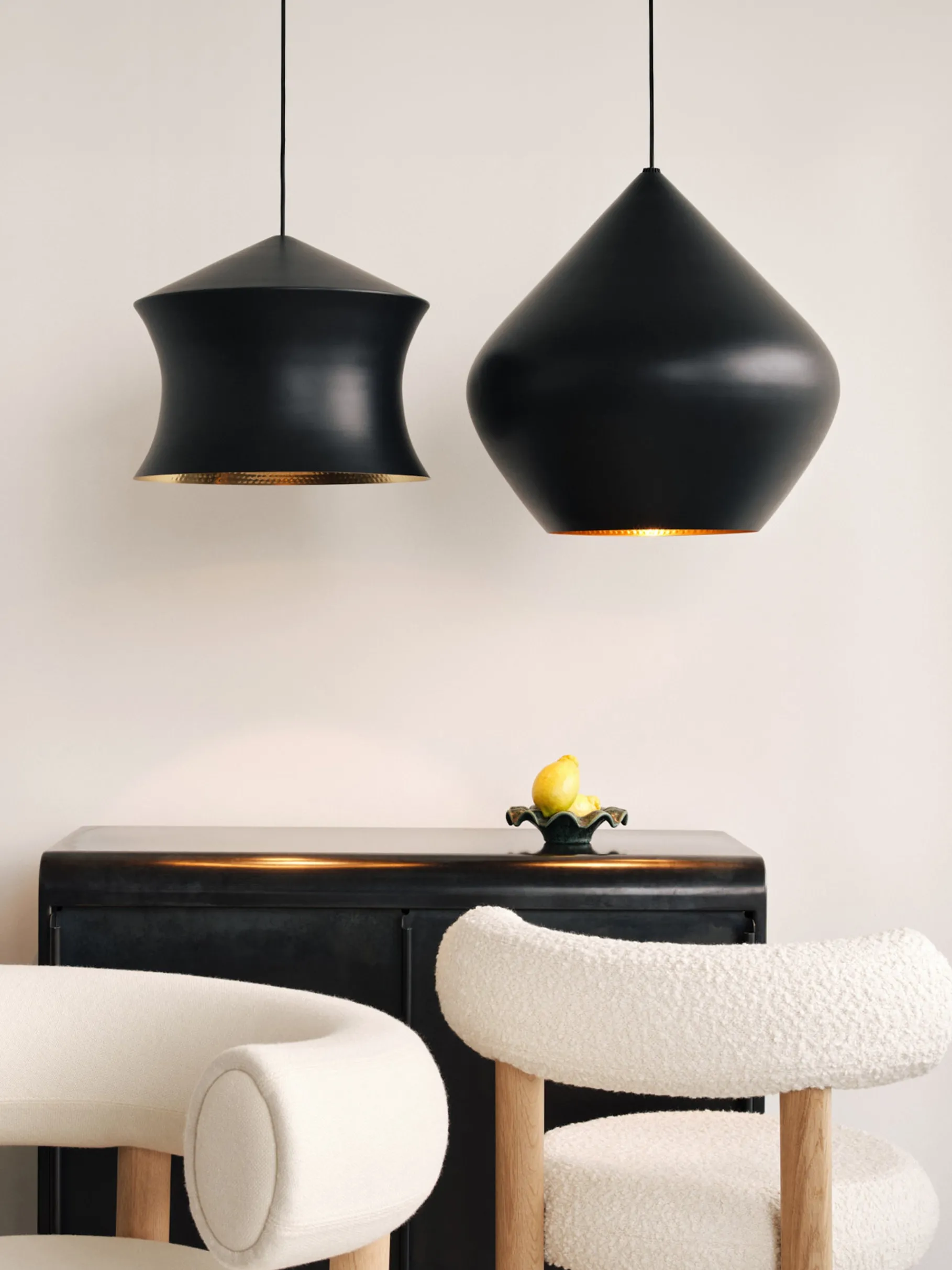 Fat Black Steel 65cm Counter Stool