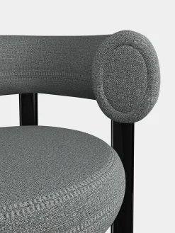 Fat Black Steel 65cm Counter Stool