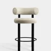 Fat Black Steel 65cm Counter Stool
