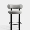 Fat Black Steel 65cm Counter Stool
