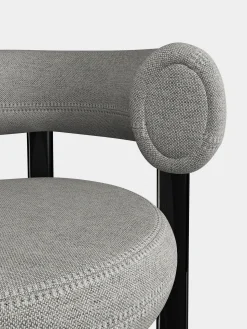 Fat Black Steel 65cm Counter Stool