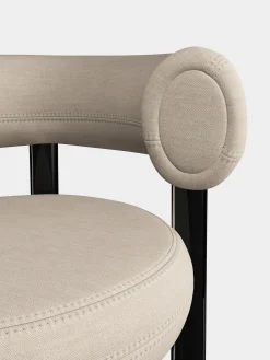 Fat Black Steel 65cm Counter Stool