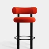 Fat Black Steel 65cm Counter Stool