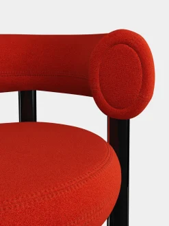 Fat Black Steel 65cm Counter Stool