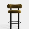 Fat Black Steel 65cm Counter Stool