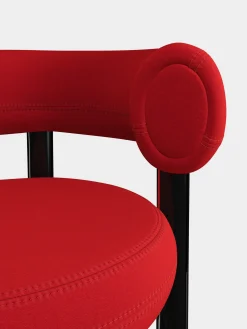 Fat Black Steel 65cm Counter Stool