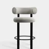 Fat Black Steel 65cm Counter Stool