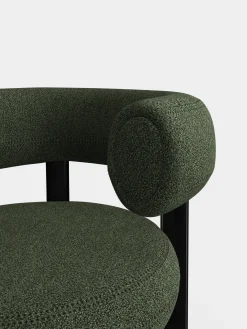 Fat Black Steel Lounge Chair