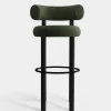 Fat Black Wood 75cm Bar Stool