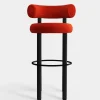 Fat Black Wood 75cm Bar Stool