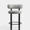 Fat Black Wood 65cm Counter Stool