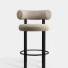 Fat Black Wood 65cm Counter Stool