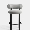 Fat Black Wood 65cm Counter Stool