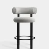 Fat Black Wood 65cm Counter Stool