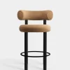 Fat Black Wood 65cm Counter Stool