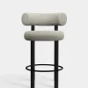 Fat Black Wood 65cm Counter Stool