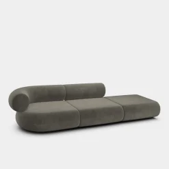 Fat Left Arm Backrest Modular Sofa