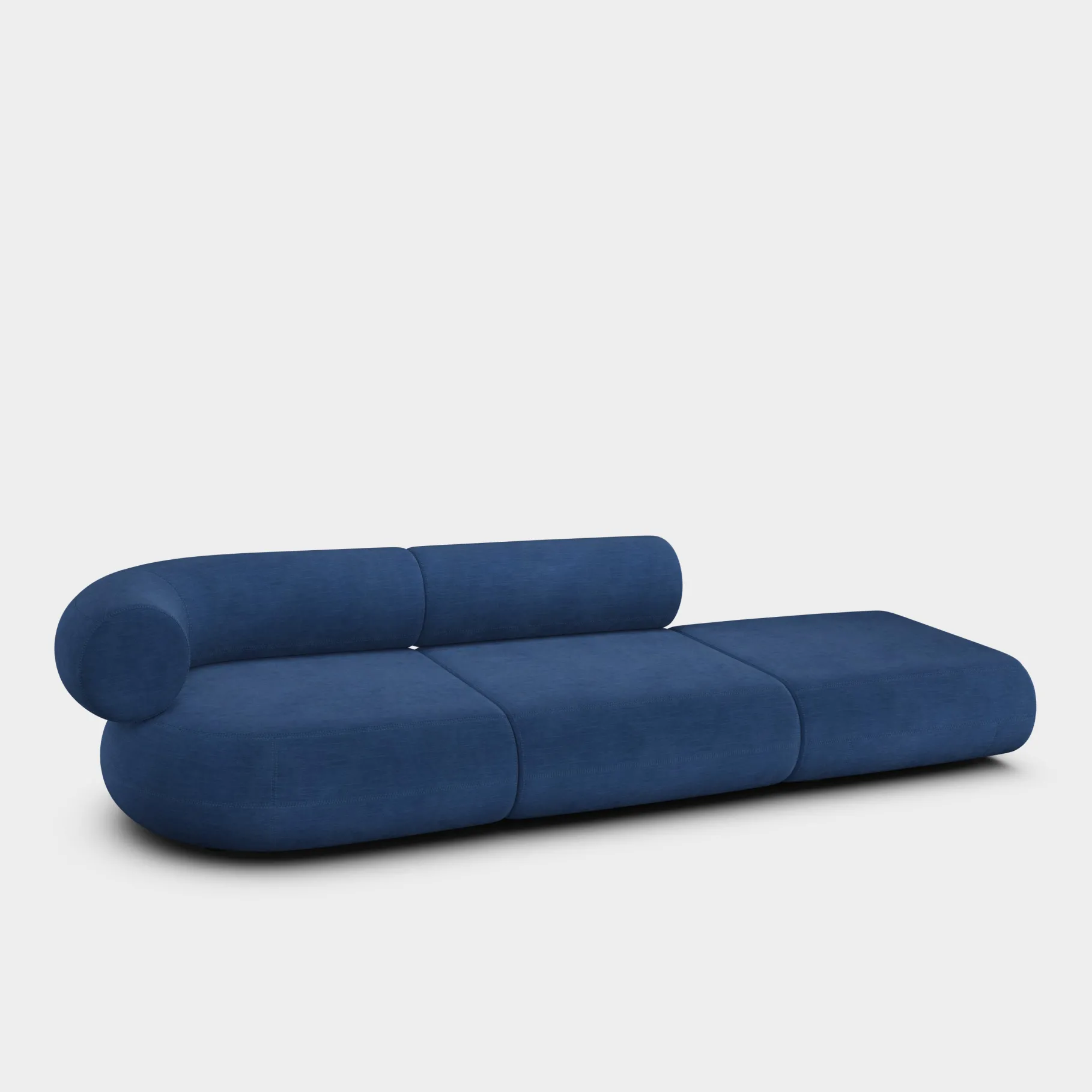 Fat Left Arm Backrest Modular Sofa