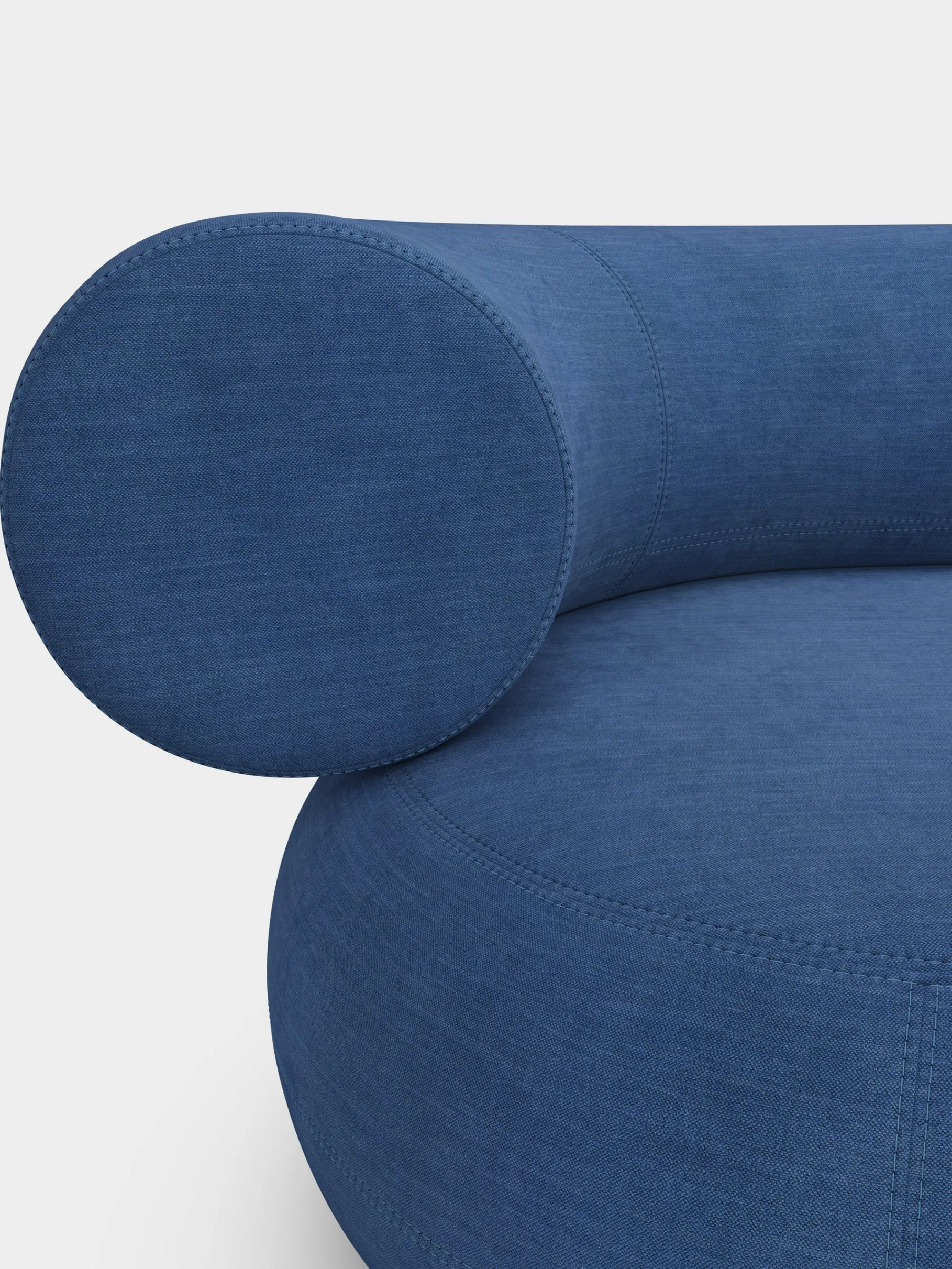 Fat Left Arm Backrest Modular Sofa