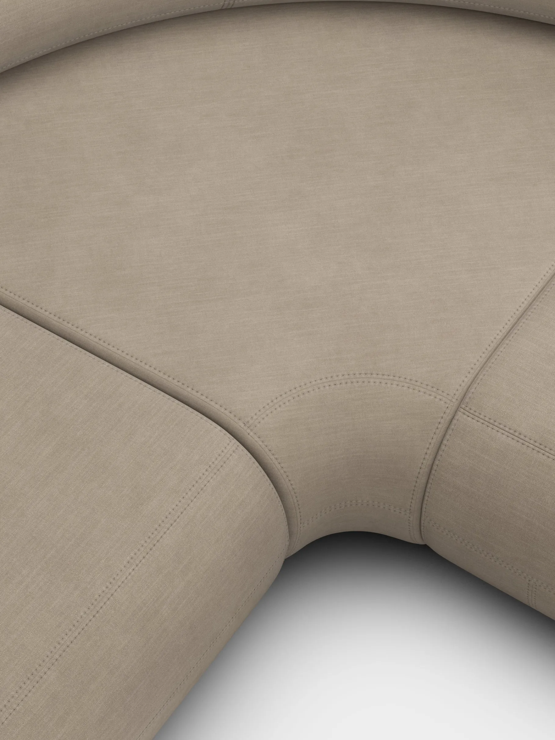 Fat L-Shaped Modular Sofa