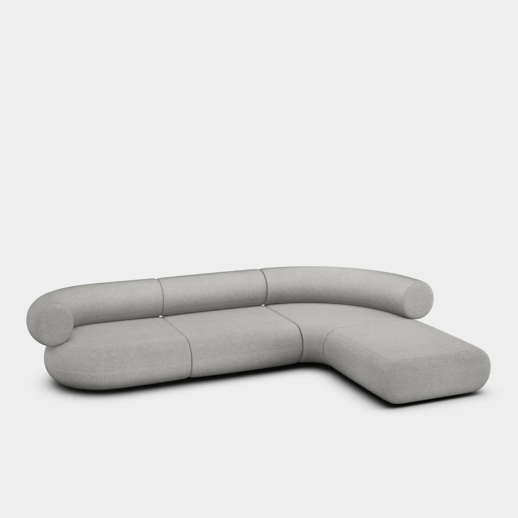 Fat L-Shaped Modular Sofa