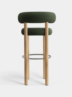 Fat Natural Wood 75cm Bar Stool