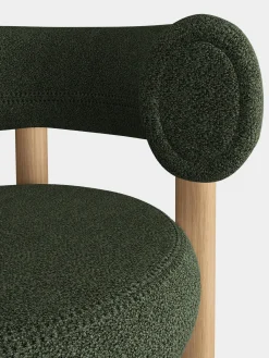 Fat Natural Wood 75cm Bar Stool