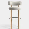 Fat Natural Wood 75cm Bar Stool
