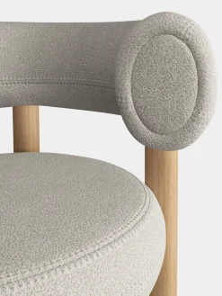 Fat Natural Wood 75cm Bar Stool