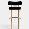 Fat Natural Wood 75cm Bar Stool