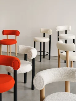 Fat Natural Wood 75cm Bar Stool