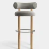 Fat Natural Wood 75cm Bar Stool