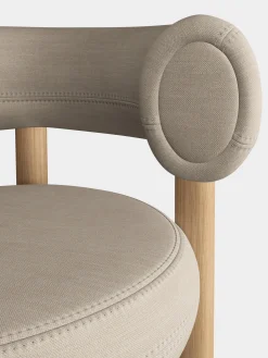 Fat Natural Wood 75cm Bar Stool