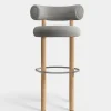 Fat Natural Wood 75cm Bar Stool