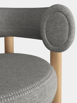 Fat Natural Wood 75cm Bar Stool