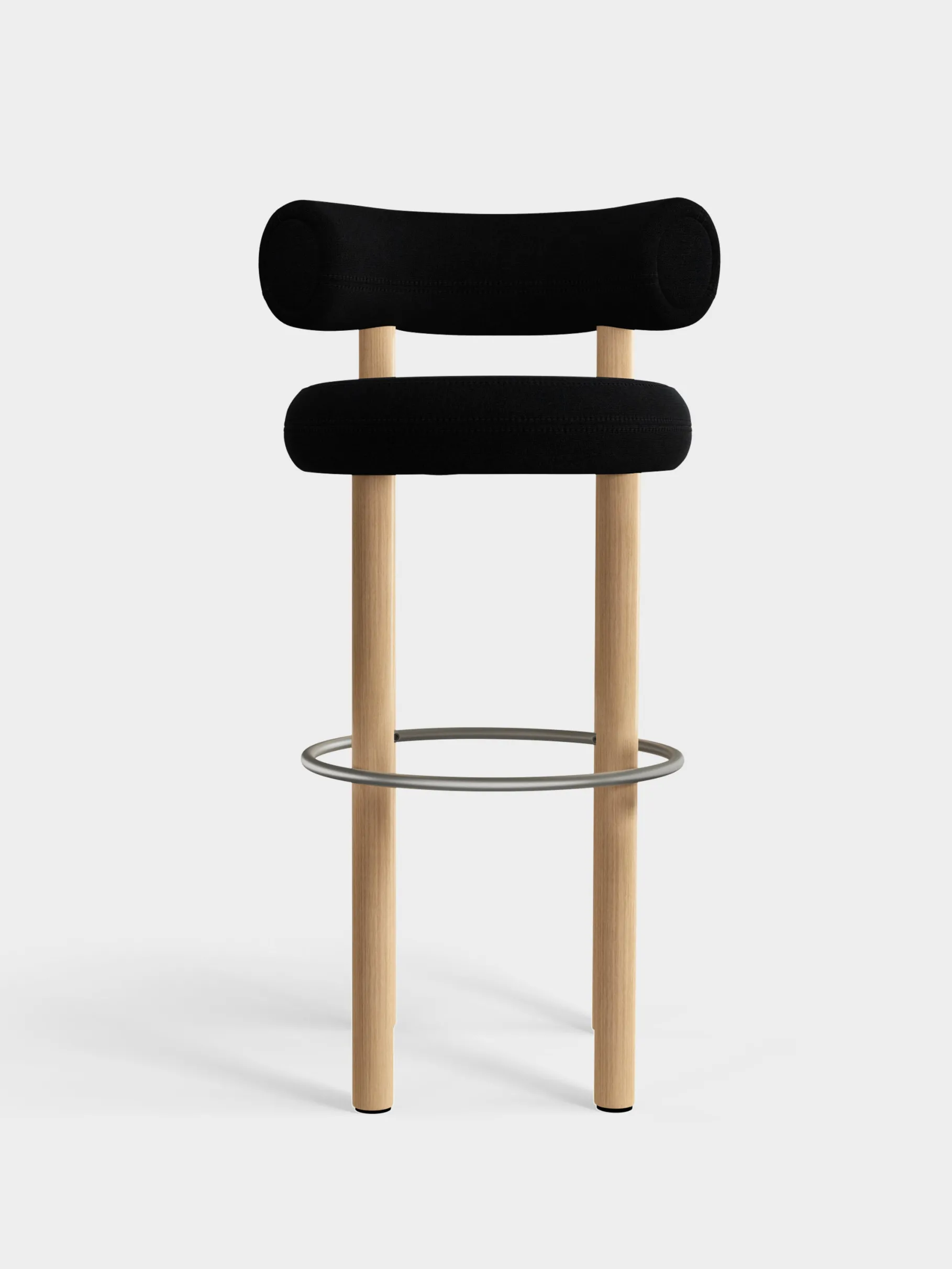 Fat Natural Wood 75cm Bar Stool