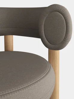 Fat Natural Wood 75cm Bar Stool