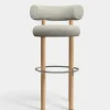 Fat Natural Wood 75cm Bar Stool
