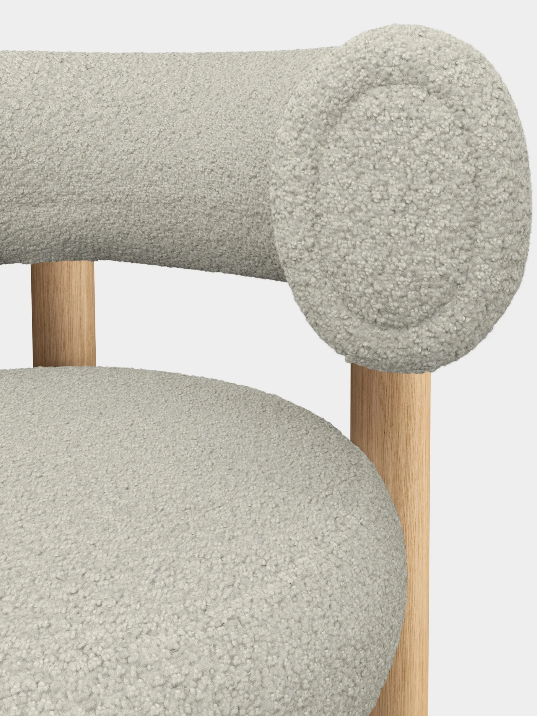 Fat Natural Wood 75cm Bar Stool