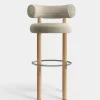 Fat Natural Wood 75cm Bar Stool