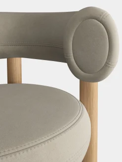 Fat Natural Wood 75cm Bar Stool