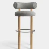 Fat Natural Wood 75cm Bar Stool