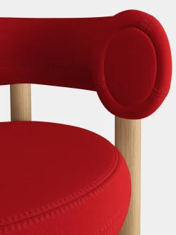 Fat Natural Wood 75cm Bar Stool